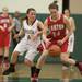 Dexter's Makenzie Svihra guards Canton's Paige Aresco during the first half the regional semifinal game at Novi High School Tuesday, Mar. 5th.
Courtney Sacco I AnnArbor.com  